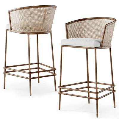 侘寂藤编休闲椅